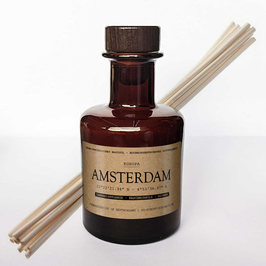 Amsterdam Raumduft Diffuser - Cannabispflanze | Kaschmirholz | Blumen-0