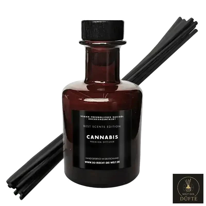 Nach Cannabis duftender Rohrdiffusor.